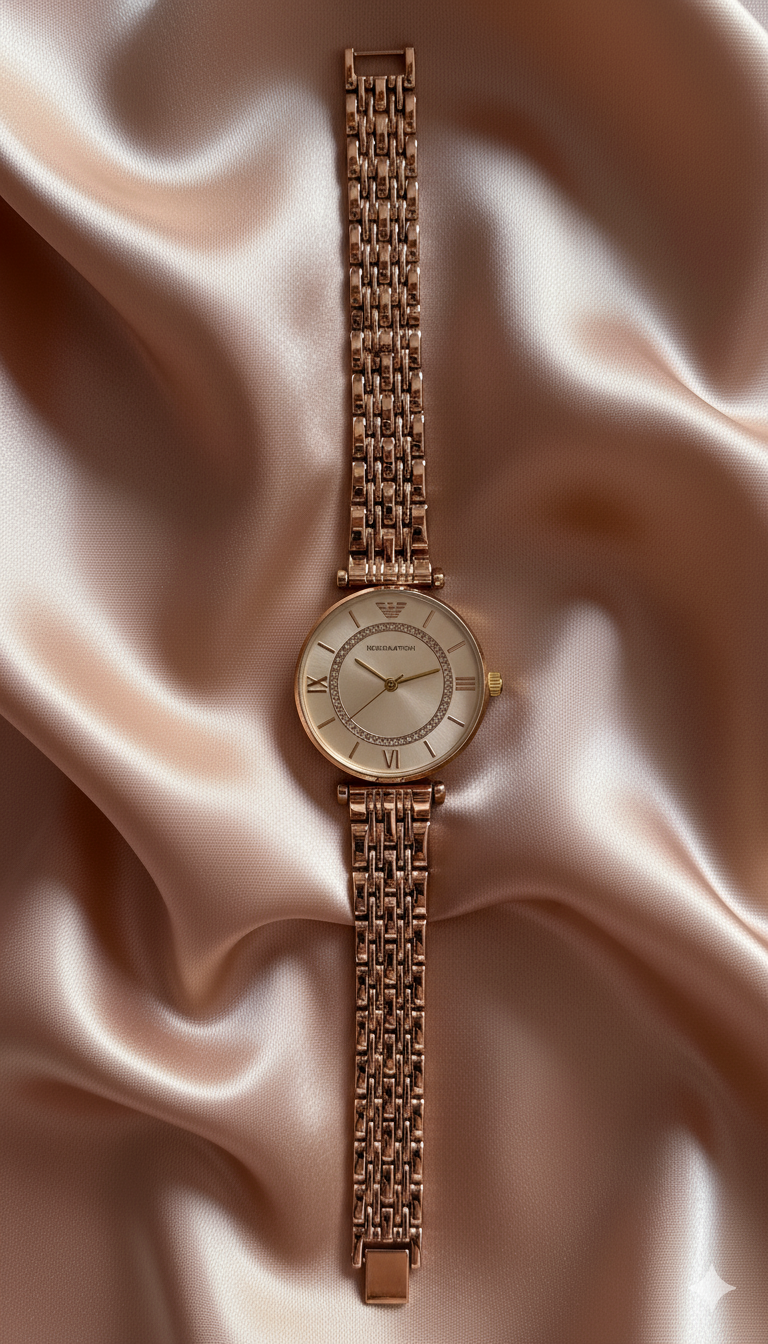 Montre Armani femme rose gold