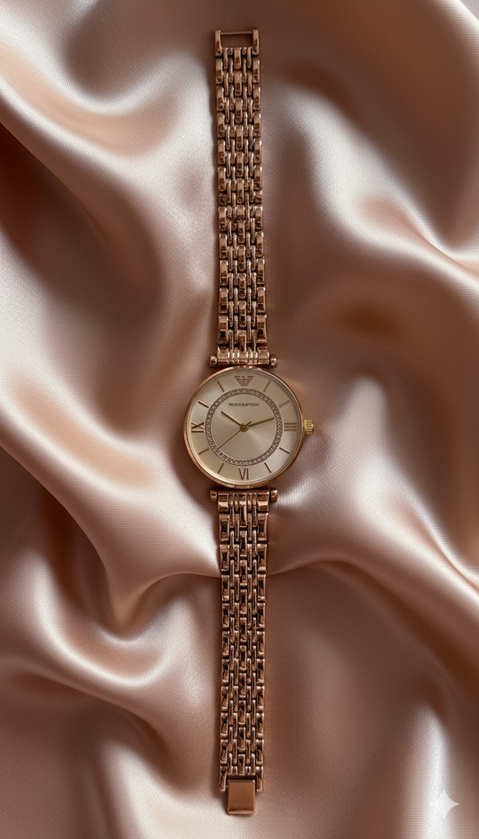 Montre Armani femme rose gold